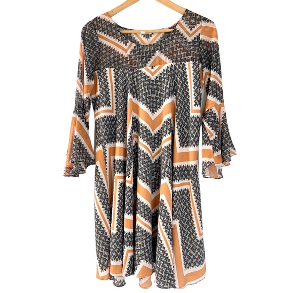 🎉🎉 HP! ❤️ Anthropologie x Paper Crown Endora Swing Dress - Picture 3 of 8